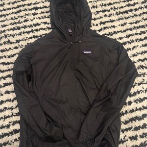 Patagonia Black Hooded Windbreaker